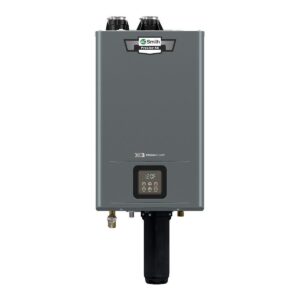 A. O. Smith Adapt+ Premium Condensing Ultra-Low NOx 180,000 BTU Natural Gas Tankless Water Heater with X3 Scale Prevention Technology ATHR-180X3-100