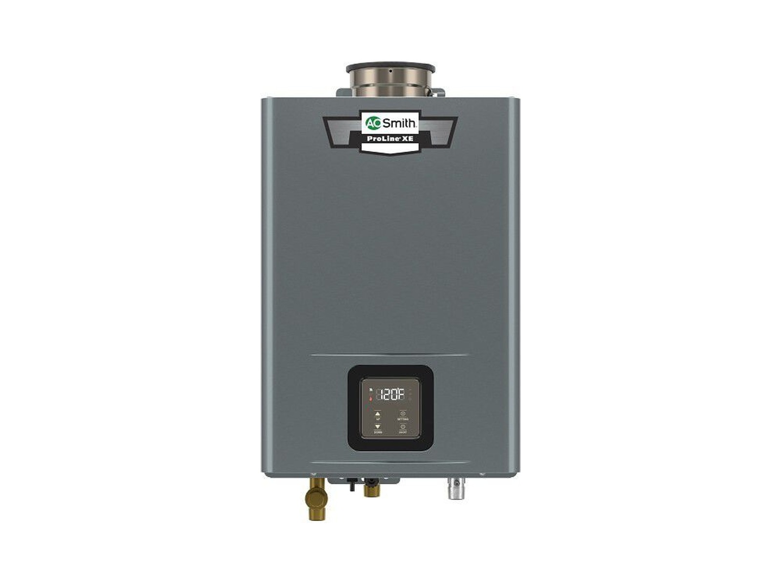 A. O. Smith Adapt NC Non-Condensing Ultra-Low NOx Indoor 180,000 BTU Natural Gas Tankless Water Heater ATI-180B-N-100