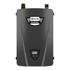 A. O. Smith 240V / 14 kW 2-Chamber Commercial Electric Tankless Water Heater C2VA-140E-100
