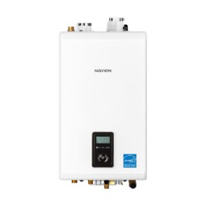 Navien NCB-240/110H Ultra-High Efficiency Condensing Combi-Boiler for Space Heating and Domestic Hot Water, 110,000 BTU