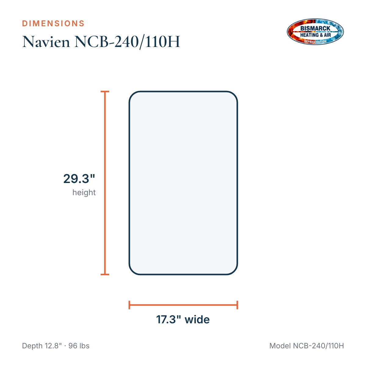 Navien NCB-240/110H Ultra-High Efficiency Condensing Combi-Boiler for Space Heating and Domestic Hot Water, 110,000 BTU - Image 3