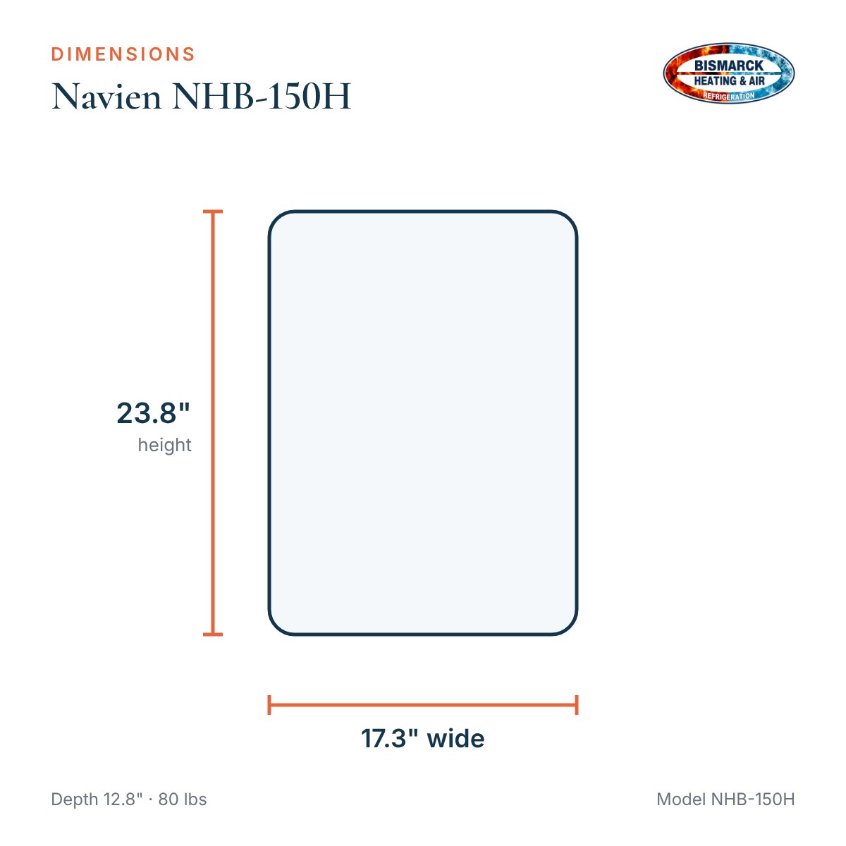 Navien NHB-150H Ultra-High Efficiency Condensing Wall-Hung Gas Heating Boiler, 150,000 BTU - Image 3