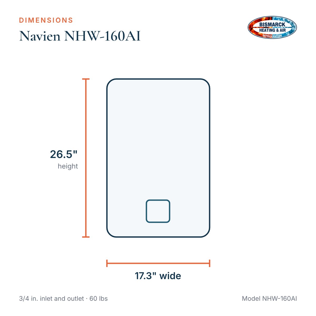 Navien NHW-160AI Non-Condensing Gas Tankless Water Heater, 160,000 BTU - Image 3