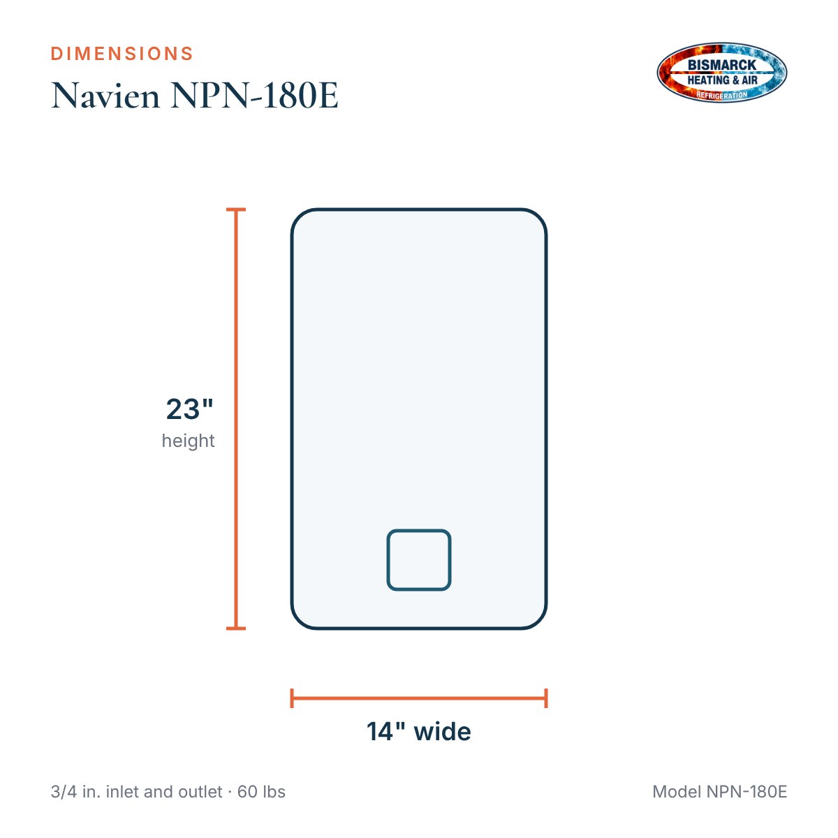 Navien NPN-180E Outdoor Non-Condensing Gas Tankless Water Heater, 180,000 BTU - Image 3